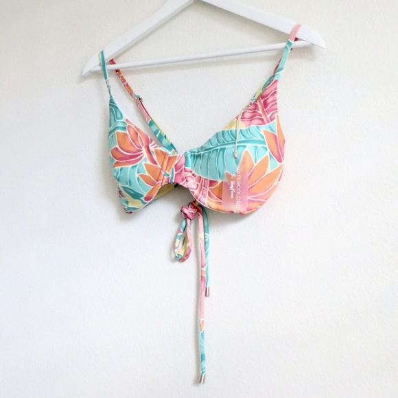 NEW! Kenny Flowers The Tortola Underwire Bikini Top Tropical SZ M - Picture 12 of 16